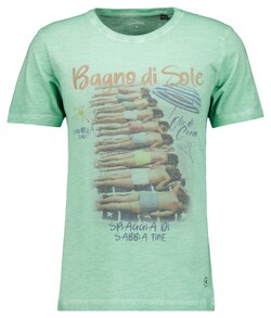 Ragman Jersey Bagno Di Sole Graphic T-Shirt Licht Groen
