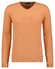Ragman Knit Pullover V-Neck Ricecorn Look Trui Abrikoos