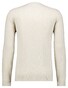 Ragman Knit Pullover V-Neck Ricecorn Look Trui Ecru