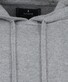 Ragman Knitted Cotton Cashmere Hoodie Drawstring Trui Grijs