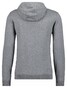 Ragman Knitted Cotton Cashmere Hoodie Drawstring Trui Grijs