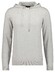Ragman Knitted Cotton Cashmere Hoodie Drawstring Trui Licht Grijs