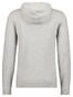 Ragman Knitted Cotton Cashmere Hoodie Drawstring Trui Licht Grijs