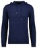 Ragman Knitted Cotton Cashmere Hoodie Drawstring Trui Marine