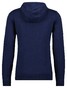 Ragman Knitted Cotton Cashmere Hoodie Drawstring Trui Marine