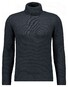 Ragman Knitted Cotton Rollneck Trui Asphalt
