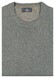 Ragman Knitted Round Neck Garment Wash Trui Grijs Melange