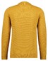 Ragman Knitted Round Neck Garment Wash Trui Pumpkin