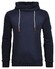 Ragman Light Summer Sweat Maseltov Drawstring Collar Trui Donker Blauw