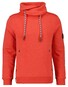 Ragman Light Summer Sweat Maseltov Drawstring Collar Trui Garnet Rose