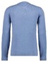 Ragman Lightweight Cotton Knit Uni Color Trui Licht Blauw