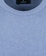 Ragman Lightweight Cotton Knit Uni Color Trui Licht Blauw