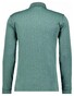 Ragman Long Sleeve Overdyed Jacquard Polo Mosgroen