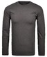 Ragman Long Sleeve Round Neck Cotton T-Shirt Antraciet