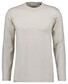 Ragman Long Sleeve Round Neck Cotton T-Shirt Licht Beige