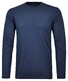 Ragman Long Sleeve Round Neck Cotton T-Shirt Night Blue