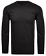 Ragman Long Sleeve Round Neck Cotton T-Shirt Zwart
