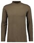 Ragman Long Sleeve Turtle T-Shirt Single Jersey Quality Mocca
