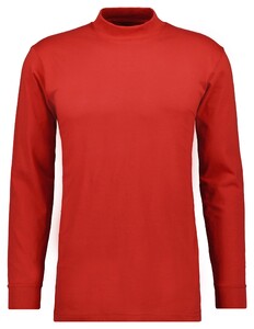 Ragman Long Sleeve Turtle T-Shirt Single Jersey Quality Wijnrood