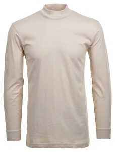 Ragman Long Sleeve Turtle T-Shirt Single Jersey Quality Zand