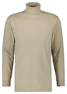 Ragman Long Sleeve Uni Col T-Shirt Single Jersey Beige Melange