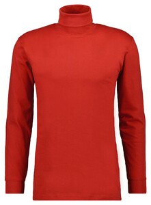 Ragman Long Sleeve Uni Col T-Shirt Single Jersey Dark Wine Red