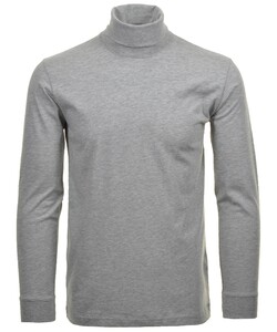 Ragman Long Sleeve Uni Col T-Shirt Single Jersey Grijs Melange