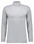 Ragman Long Sleeve Uni Col T-Shirt Single Jersey Silver