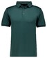 Ragman Luxury Uni Color Mercerized Cotton Polo Donker Groen