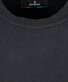 Ragman Melange Cotton Knit Round Neck Short Sleeve Trui Zwart
