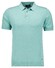Ragman Melange Cotton Knit Short Sleeve Polo Collar Trui Licht Groen