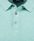 Ragman Melange Cotton Knit Short Sleeve Polo Collar Trui Licht Groen
