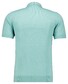 Ragman Melange Cotton Knit Short Sleeve Polo Collar Trui Licht Groen