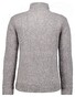 Ragman Melange High Concealed Zip Fleece Lining Vest Mocca