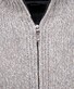 Ragman Melange High Concealed Zip Fleece Lining Vest Mocca