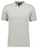 Ragman Melange Resort Collar Short Sleeve Cotton Knit Trui Ecru