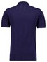 Ragman Melange Resort Collar Short Sleeve Cotton Knit Trui Marine