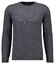 Ragman Mélange Round Neck Merino Cashmere Knit Trui Antraciet