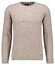Ragman Mélange Round Neck Merino Cashmere Knit Trui Camel
