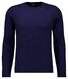 Ragman Mélange Round Neck Merino Cashmere Knit Trui Marine