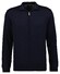 Ragman Merino Wool Knit Cardigan Vest Donker Blauw