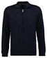 Ragman Merino Wool Knit Cardigan Vest Donker Blauw