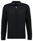 Ragman Merino Wool Knit Cardigan Vest Zwart