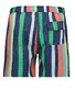 Ragman Multi Stripe Pattern Swim Short Marine-Multi