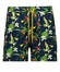 Ragman Multicolor Leaves Floral Pattern Swim Short Blauw-Multi