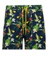 Ragman Multicolor Leaves Floral Pattern Swim Short Blauw-Multi
