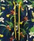 Ragman Multicolor Leaves Floral Pattern Swim Short Blauw-Multi