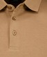 Ragman Pima Cotton Uni Color Polo Bottom Rib Chestnut