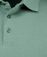 Ragman Pima Cotton Uni Color Polo Bottom Rib Groen
