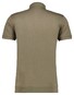 Ragman Pima Cotton Uni Color Polo Bottom Rib Mocca